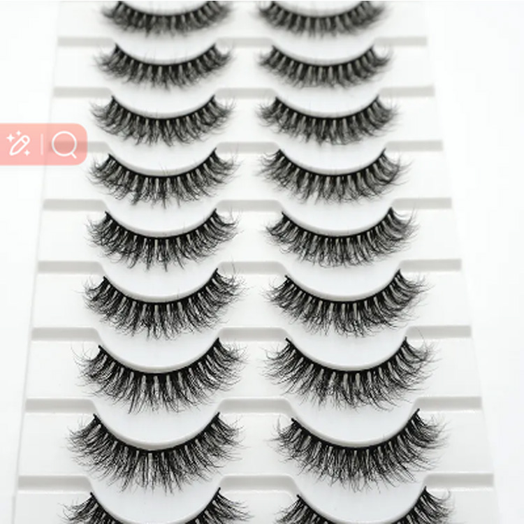 10 Paare Full Strip Lash Grausam