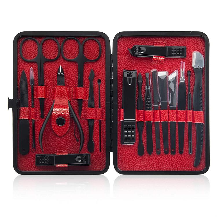 18PCS Professional Nail Edelstahl Maniküre Set