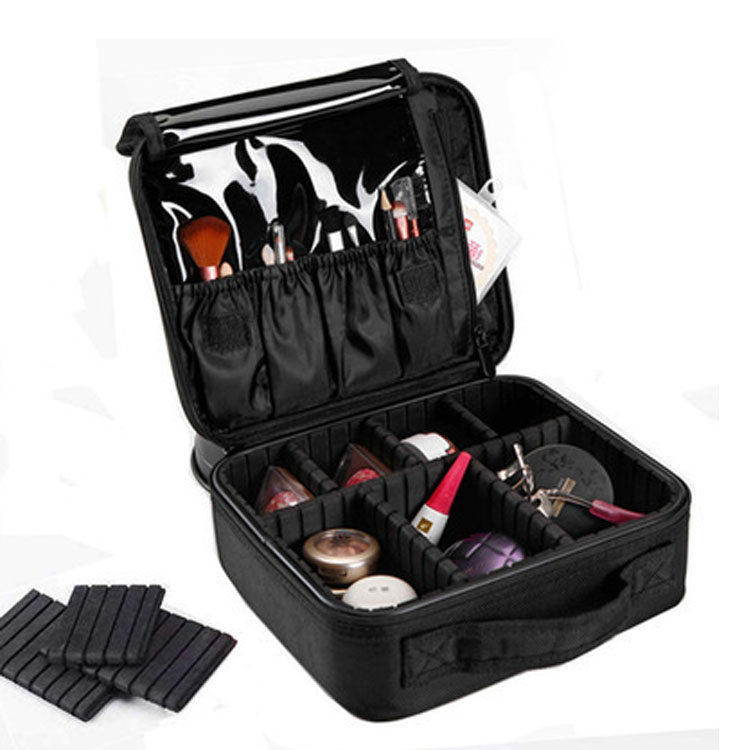 2-lagige professionelle Reise-Make-up-Tasche Zugkoffer