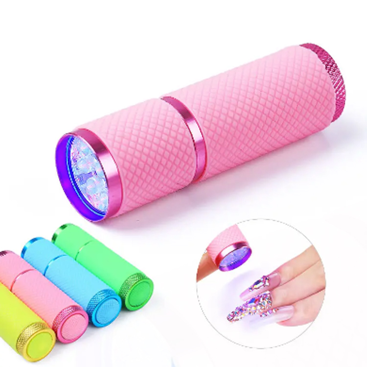 2024 Gel Härtung polnischer Licht schneller Trockner 9 LED UV Mini -Nagellampe