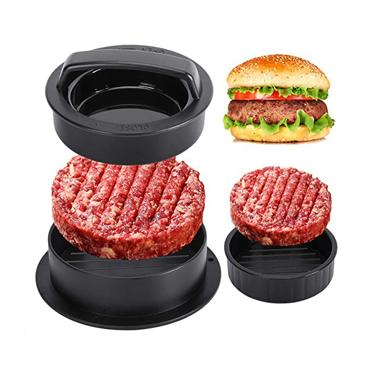 3-in-1-Patty-Maker-Form für gefüllte Burger