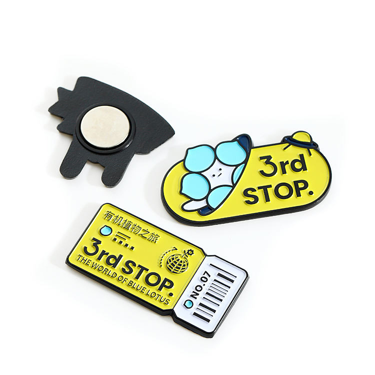 3D-Kühlschrankmagnet aus Metall mit niedlicher Souvenir-Prägung aus Metall mit 3D-Prägung