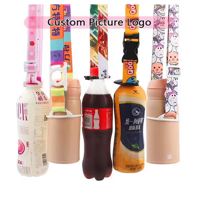 Cartoon Kinder Außenbänder Wasserflasche Lanyardhalter