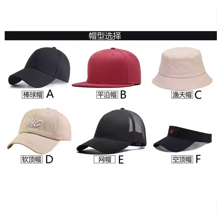 Benutzerdefinierte 5 Panel und 6 Panel Trucker Cap Baseball Cap Hat Logo
