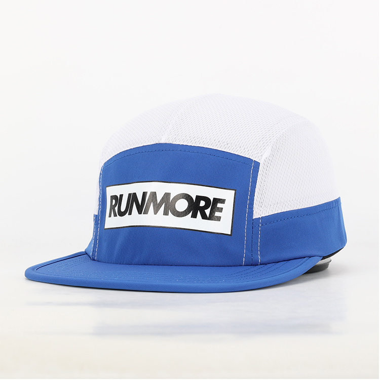 Individuelle, atmungsaktive 5-Panel-Sportkappe mit Siebdruck-Logo