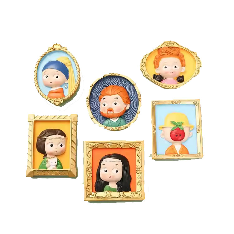 Benutzerdefinierte Keramik-Kühlschrankmagnete für Präsidentengeschenke. Niedlich