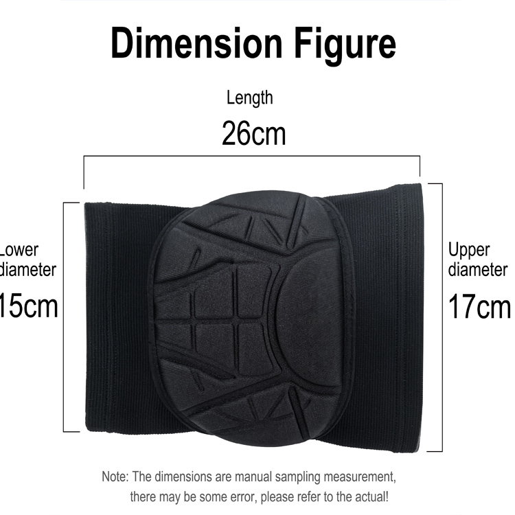 Benutzerdefinierte Logo verdicken Schwamm Anti-Kollisions-Knieschützer