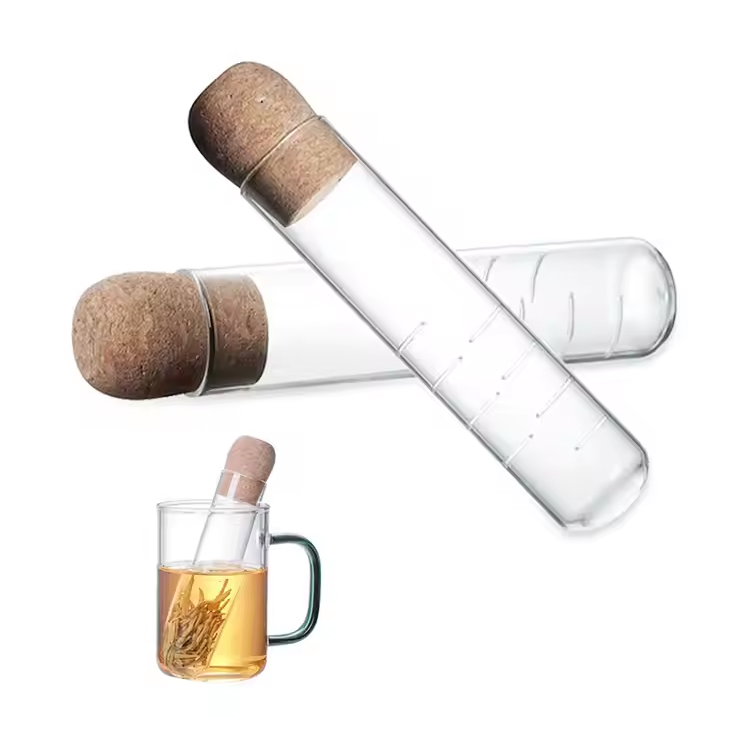 Borlosilikat -Glas -Tee -Infuser -Sieb