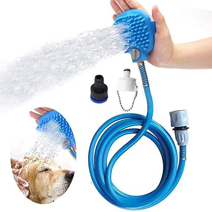 Einfache Waschbürste Pet Bathing Tool Hundeduschsprayer