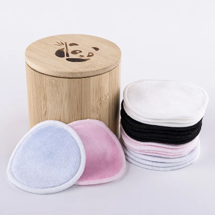 Umweltfreundliche Bambus wiederverwendbare Make-up-Entfernerpolster