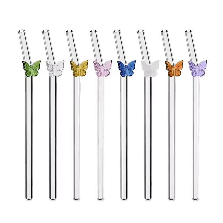 Umweltfreundlich mehrfarbige Schmetterlingsblume Prunt Twisted Glass