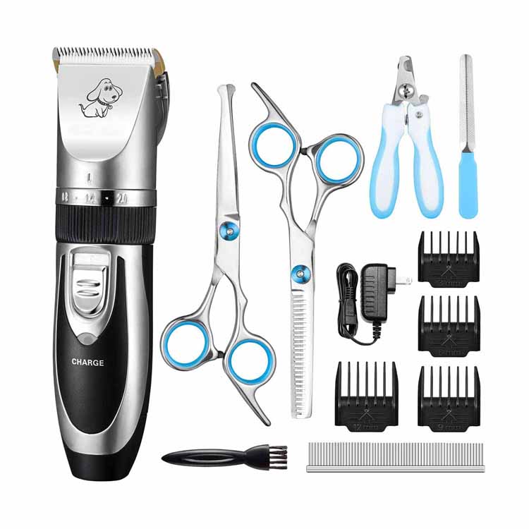 Elektrische wiederaufladbare Pet Clippers Hundepflege-Kit