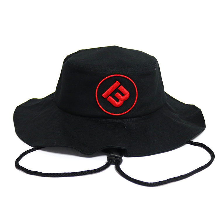 Factory Direct UV-Schutzhut mit breitem Rand und Windschutzseil