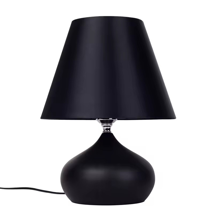 Factory Nordic Schlafzimmer Nachttischlampe Mini schwarze Tischlampe