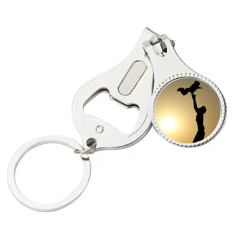 Faltbarer Hand-Zehenöffner, Schlüsselanhänger, Nagelschere, Nagelschneider