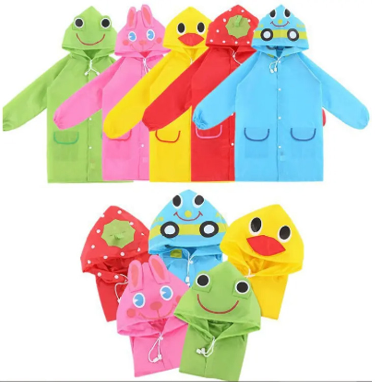 Funky wasserdichte Cartoon Tierkleidung Kleidung Regenmantel Regenmantel
