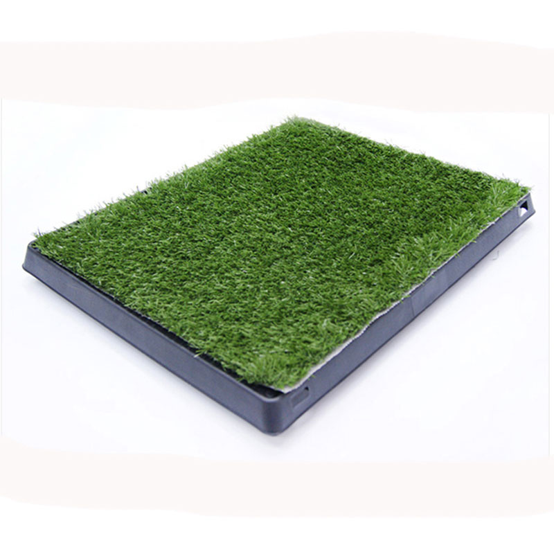 Gras tragbare Indoor-Hundetoilette