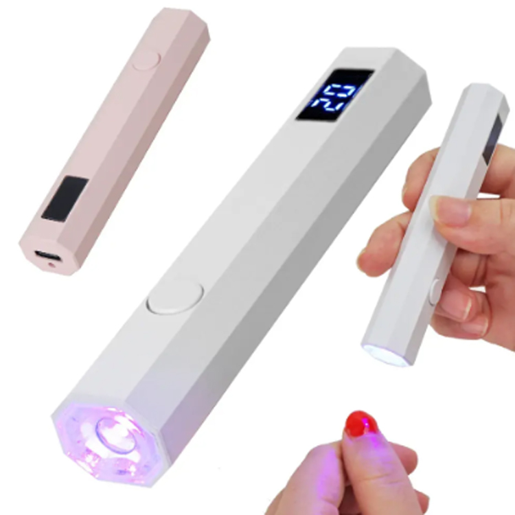 Handheld -Maniküre -Lampe mit digitalem Display Mini Backlampe