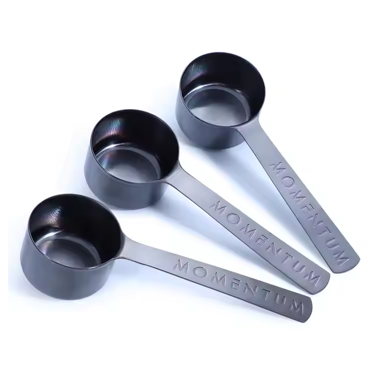 Handle Black Metall Edelstahl 60 ml Messbecherlöffel