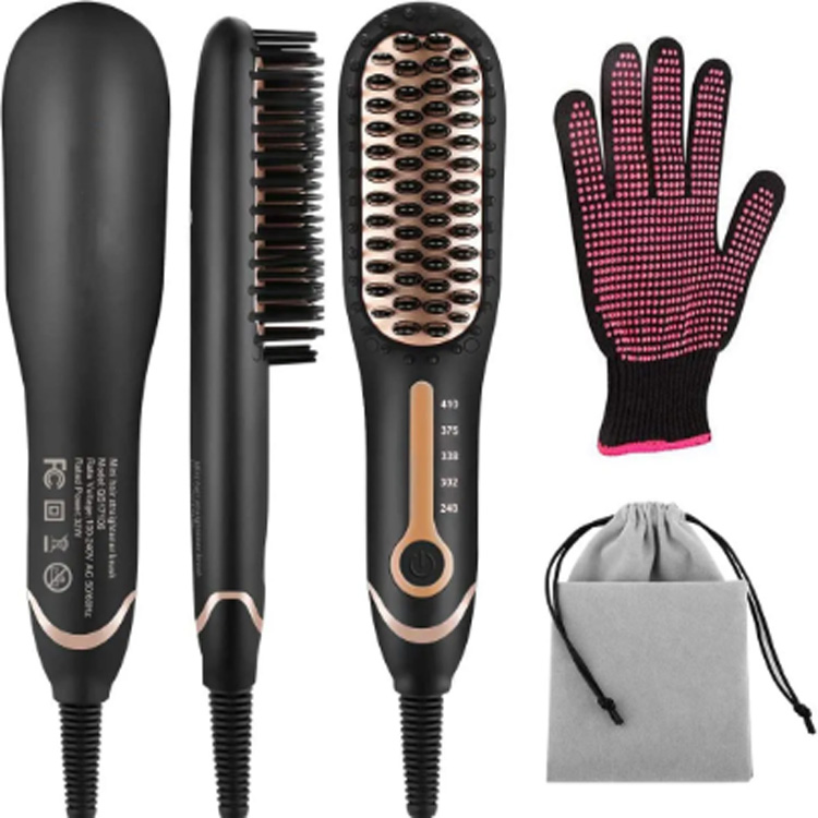 Eisenbürste Heißer Kammkeramik Haarstyling Elektrischer Glätterer