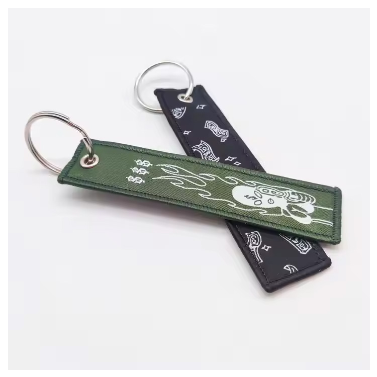 Schlüsselkette Sublimation Fabric Anime Stickerei Key Tags
