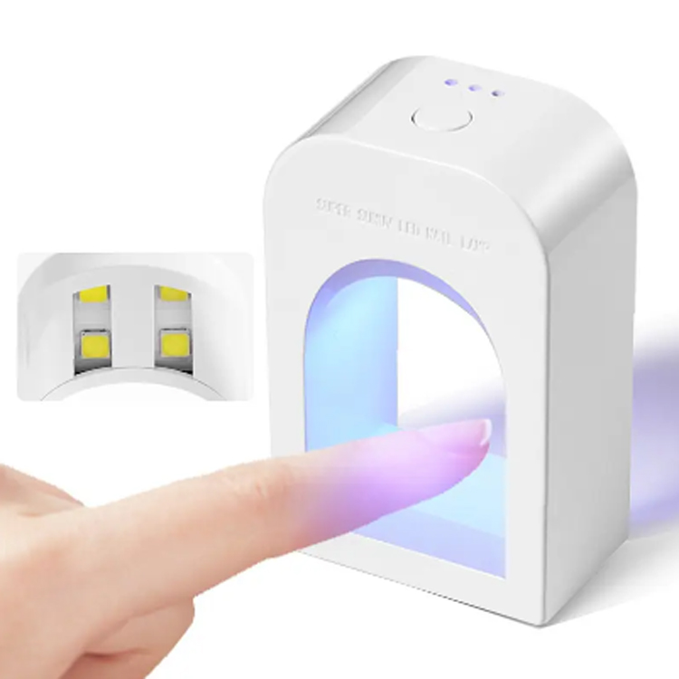 Mini -Nagel -Tür -Therapiemaschine Politur Kleber Backtrocknerlampe