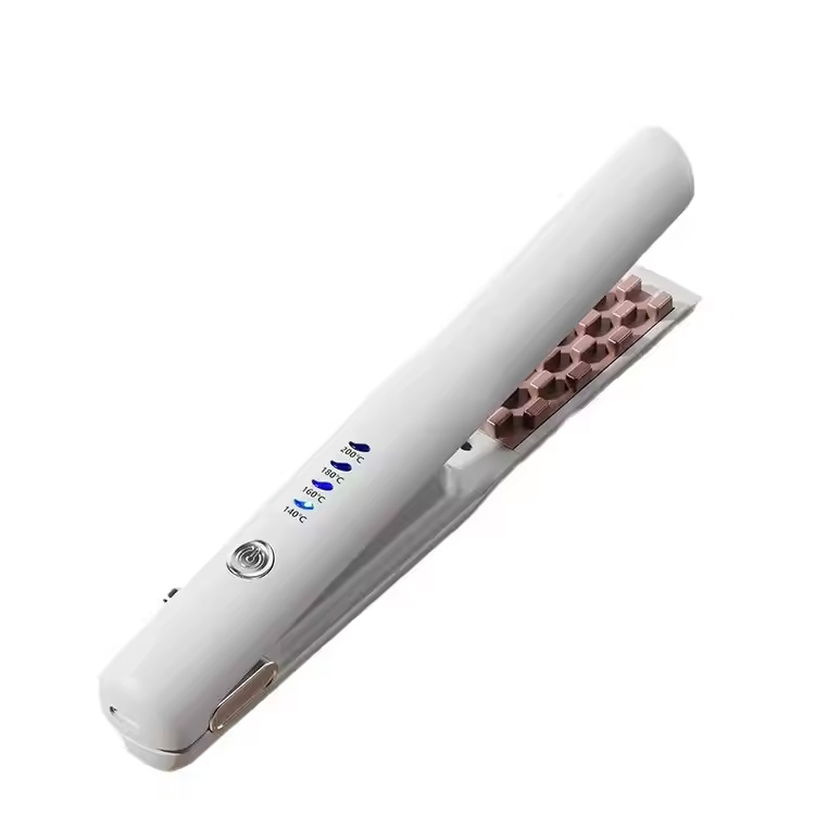 Mini Wireless wiederaufladbares Haarglätter und Lockeneisen