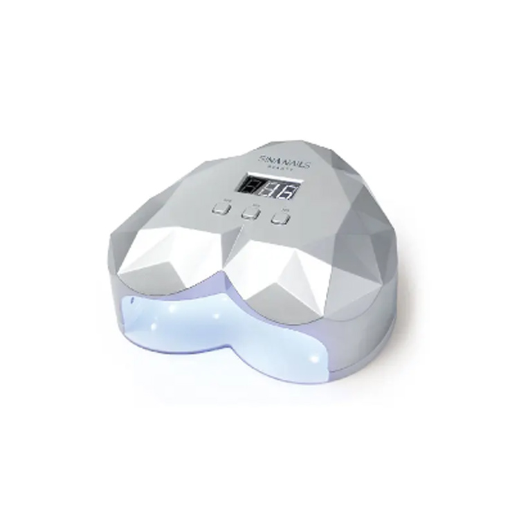 Neue intelligente weiße und silberne Herzform hell UV -LED -Nagellampe