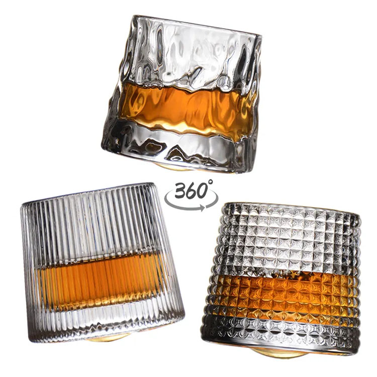 Altmodische Whiskybrille Becher Rocks Bar Glass