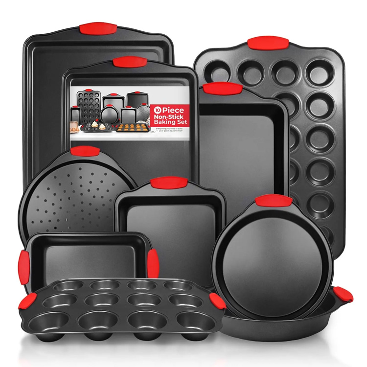 Ofen-Backware-Backware-Backware-Set mit Kohlenstoffstahl mit Kohlenstoffstahl