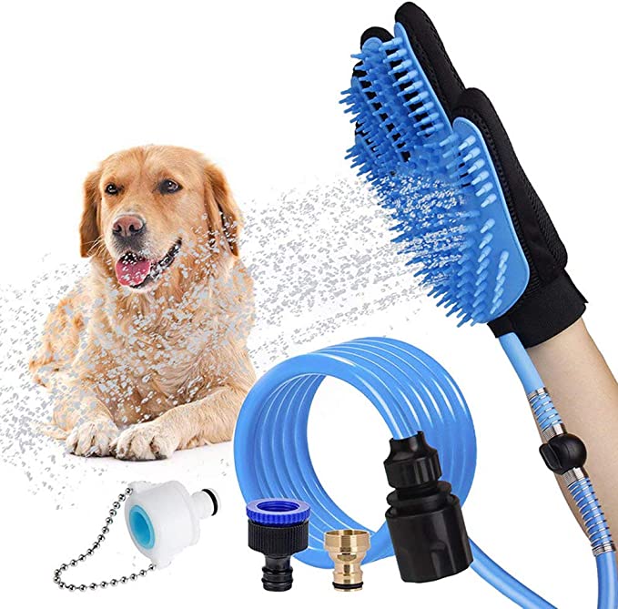 Pet Bathing Tool Hundewaschset Massage Pflegehandschuh