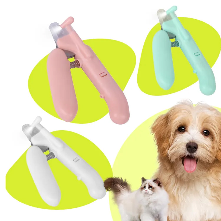 Haustiernagelschneider mit LED Light Pet Claw -Pflegeschere
