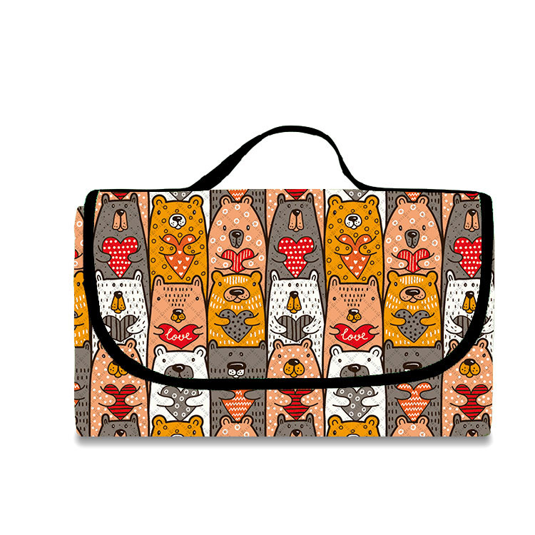 Picknick-Teppich, aufrollbar, tragbare Outdoor-Camping-Picknickmatte