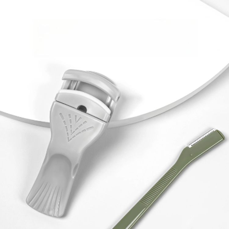 Tragbares Griff Beauty Eyebrow Trimmer Make -up Kosmetikkit
