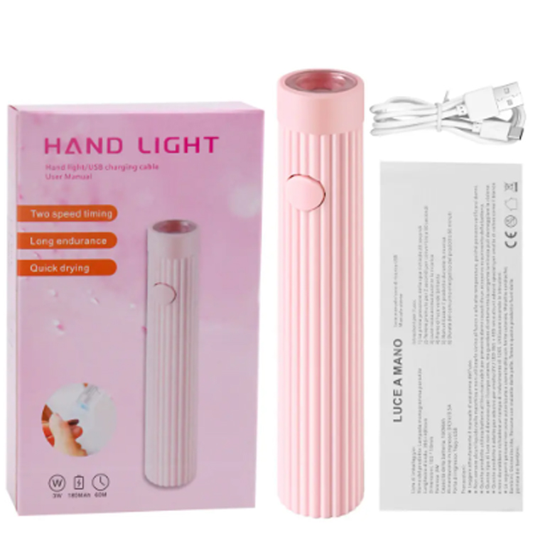 Tragbare Mini-UV-LED-Nägelkunst-Handlampe mit Handheld