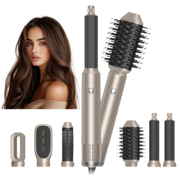 Professionelle 6-in-1-Multistyler und Haartrockner, Lockenwickler-Styling-Tools