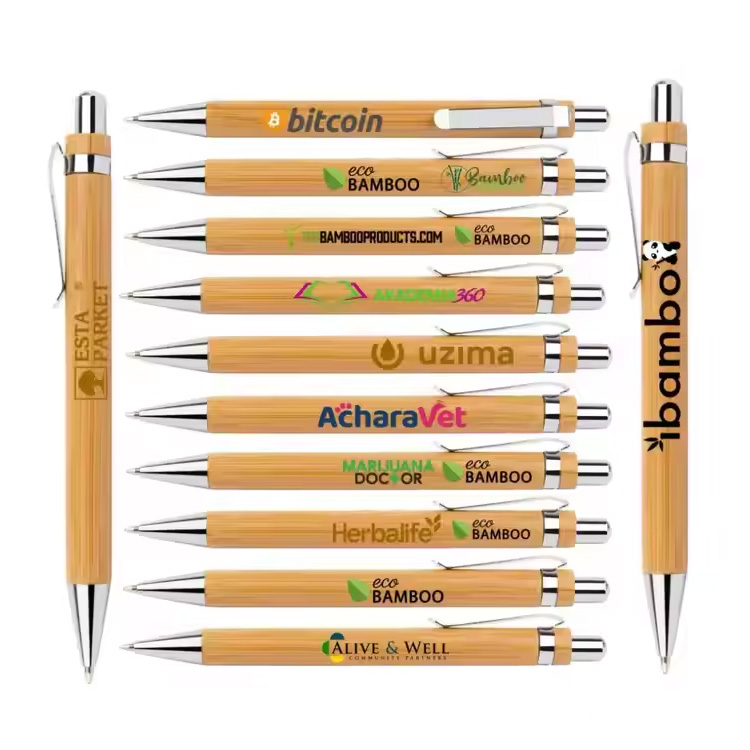 Werbegeschenk Eco Pen niedriger Preis Promotion Bamboo Pen