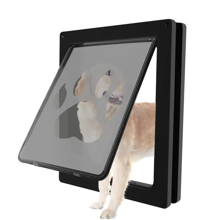 Sicherheitsabdeckung und Magnetklappe Pet Gate Hundekatze Klapptür