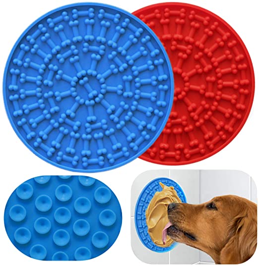 Slow Feeder Pet Licking Pad Bad Silikon Hund lecken Matte