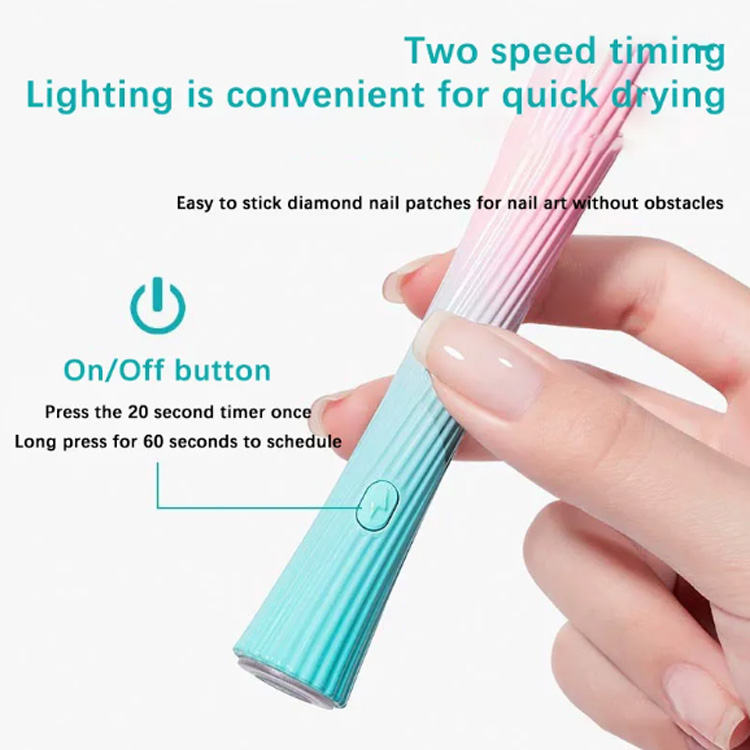 Kleine Stromspeicher Mini Backnägelkunst Handheldlampe