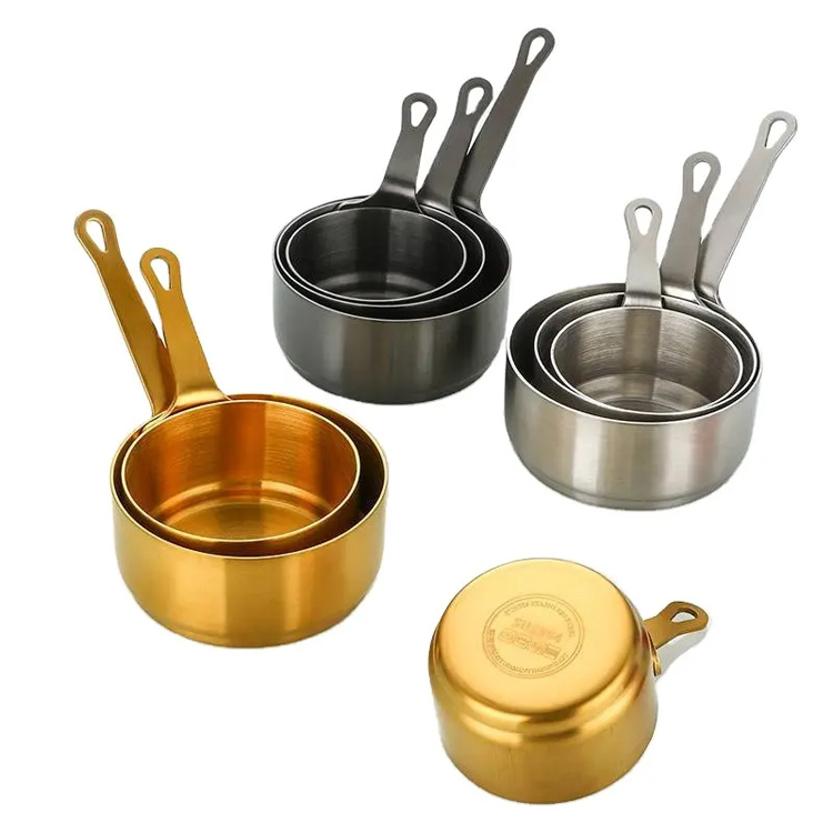 Edelstahl 304 Metall Dip Sauce Mini 3pcs Sauce Cup Bowl