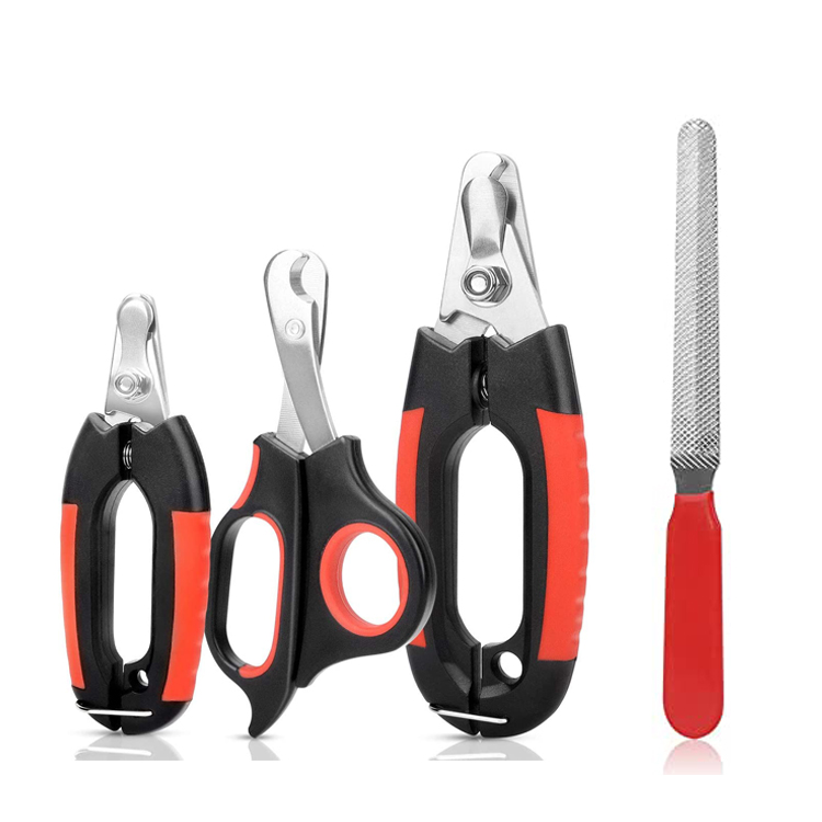 Edelstahl Hund Haustier Nagelknipser und Trimmer Set