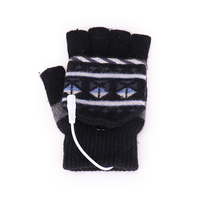 USB Elektro beheizte Strickhandschuhe