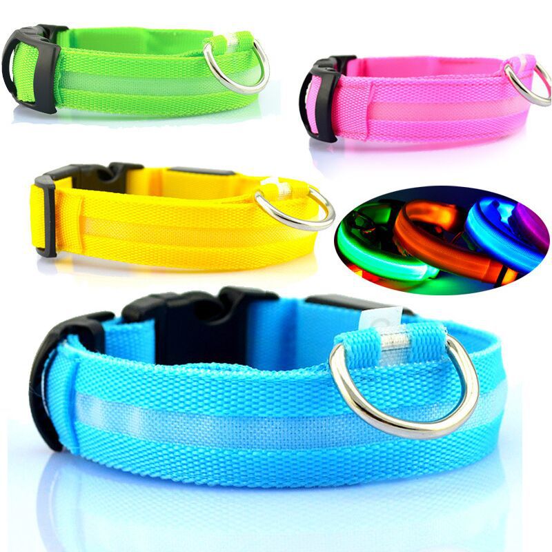 USB wiederaufladbares leuchtendes leuchtendes LED-Hundehalsband