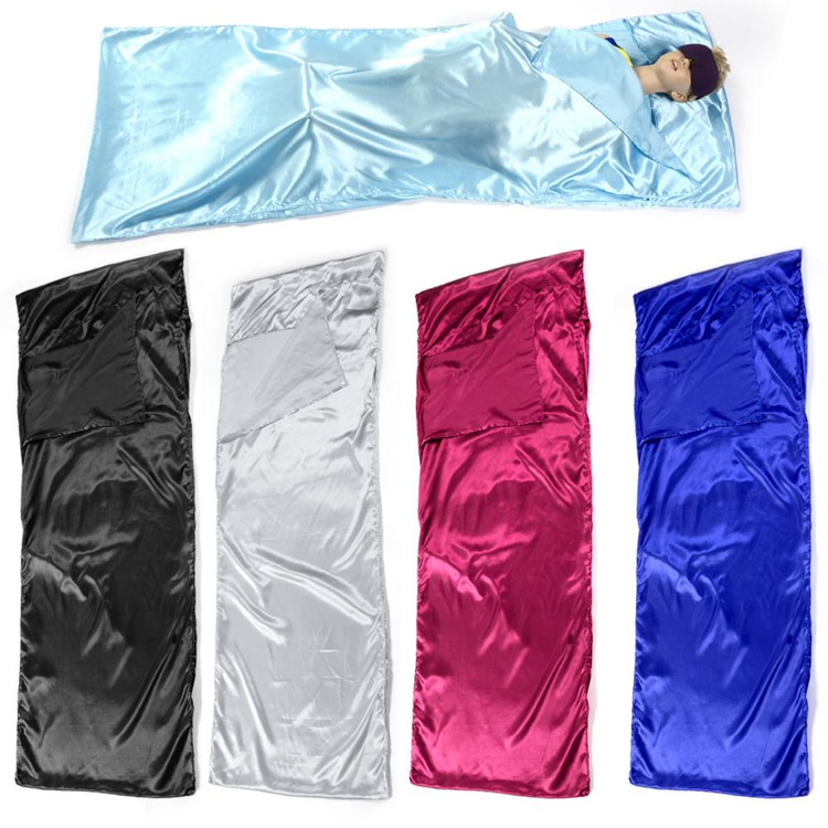 Großhandel 2025 Bequemer Seidenschlafsack im Umschlagstil