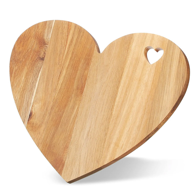 Holzliebe geformte Käse -Deli -Brett Schneidebrett Holz