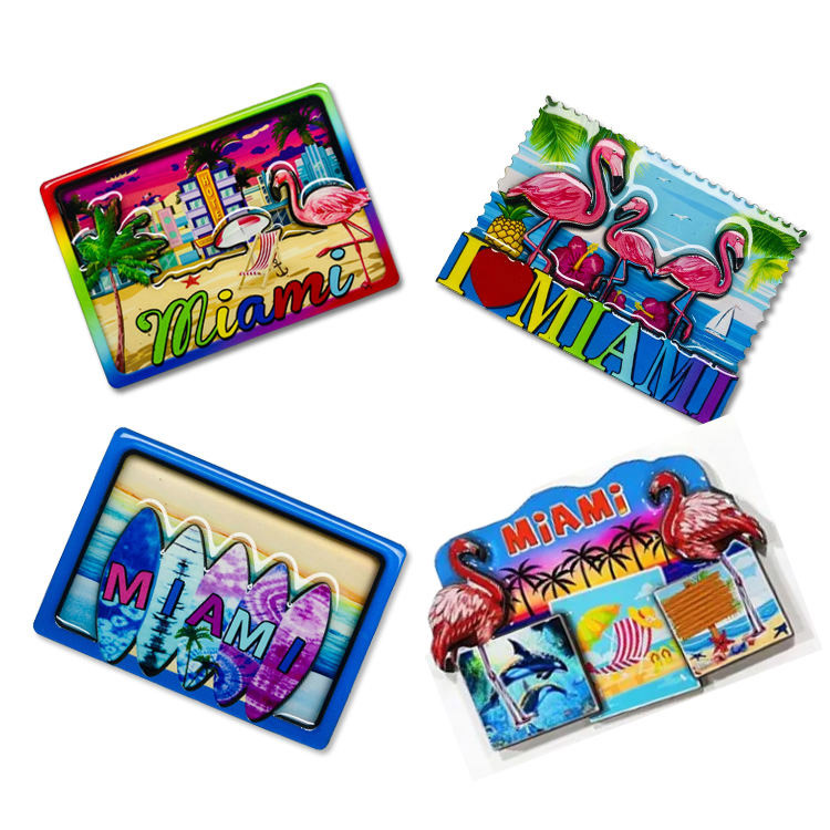 Holz-Stadtnamen-Straßenschild-Souvenir-Kühlschrankmagnet